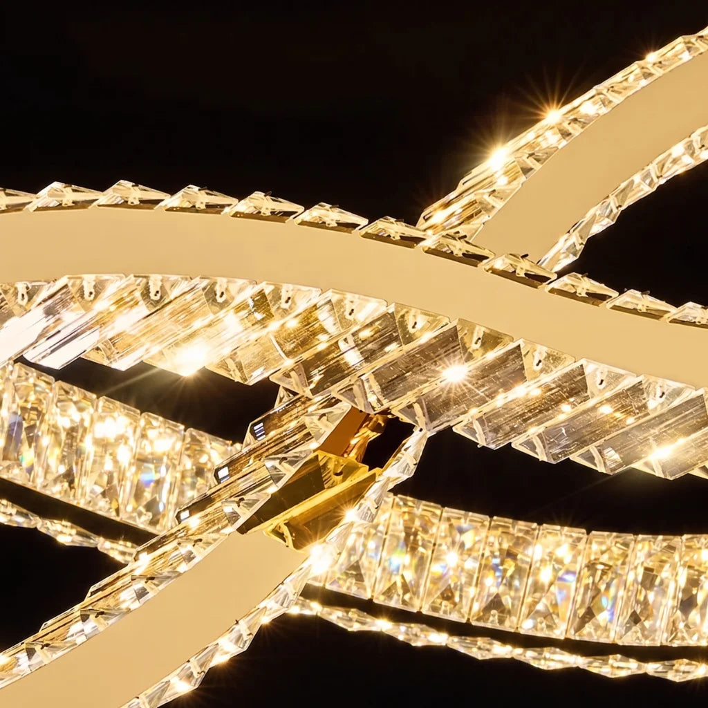 Luxury ceiling chandelier for upscale American home interiors