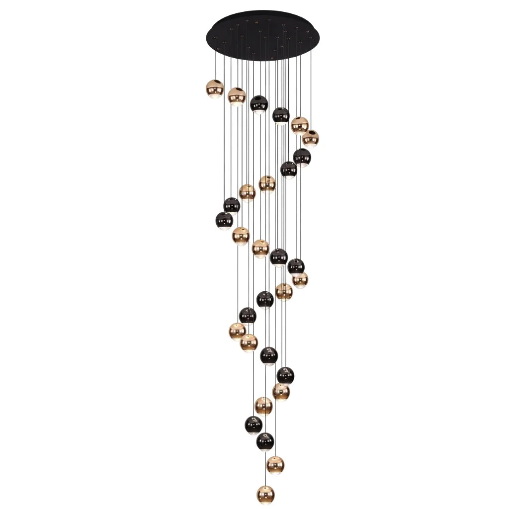 Modern chandelier light fixture for elegant living room decor