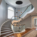Modern chandelier light fixture for elegant living room decor