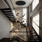 YOOGEE statement chandelier for dining room and foyer lighting