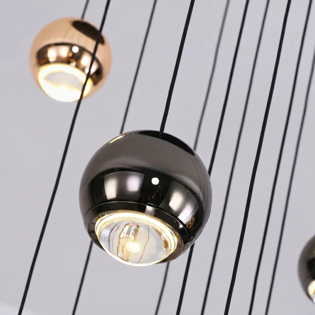 YOOGEE statement chandelier for dining room and foyer lighting