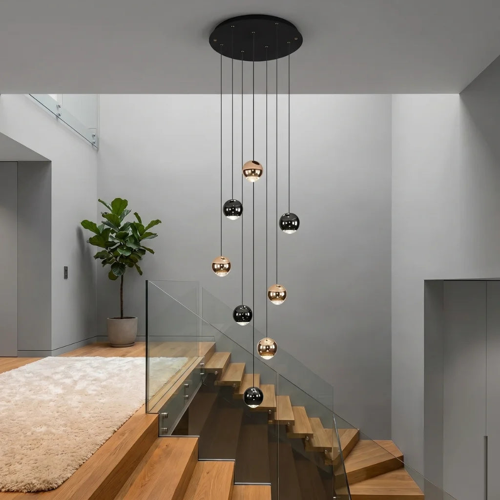 Luxury ceiling chandelier for upscale American home interiors