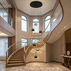 YOOGEE statement chandelier for dining room and foyer lighting
