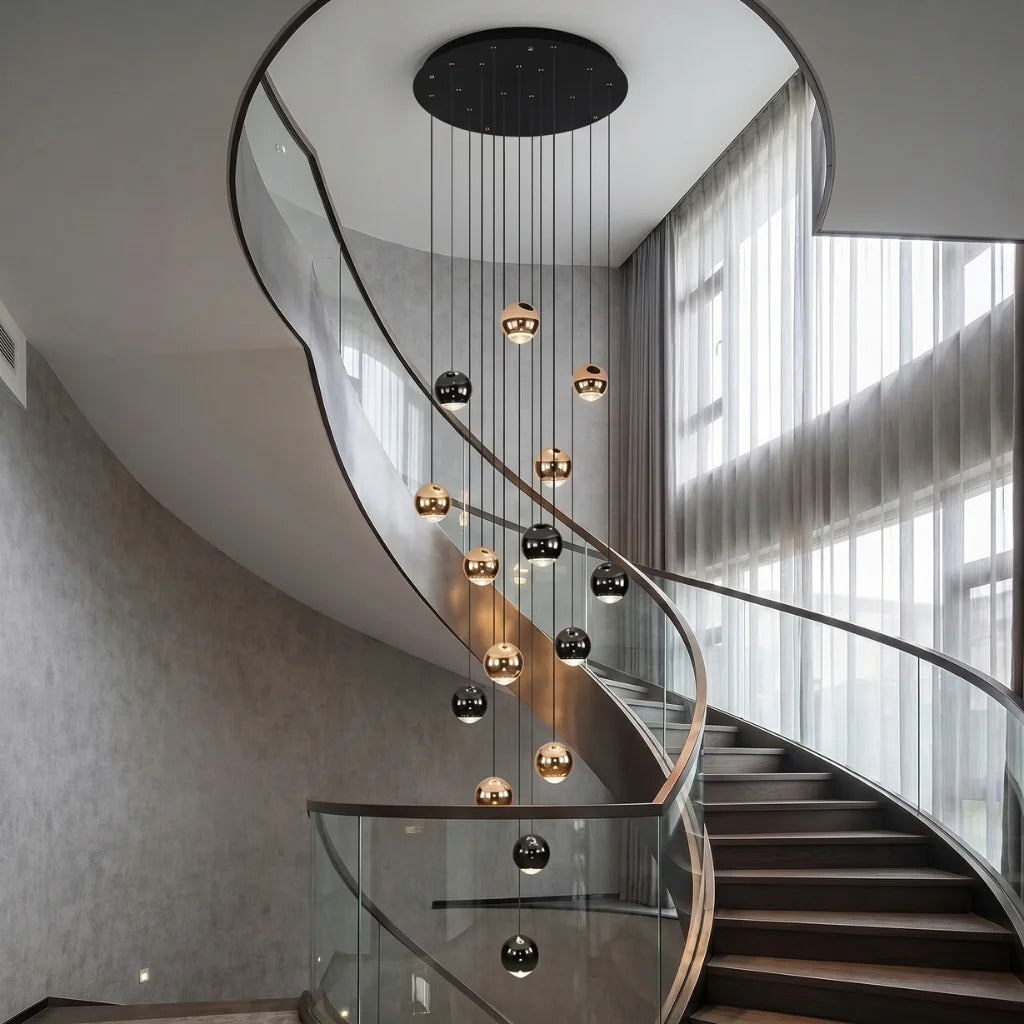 YOOGEE luxury crystal chandelier for modern dining room lighting