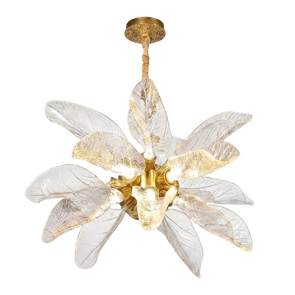 Modern chandelier light fixture for elegant living room decor