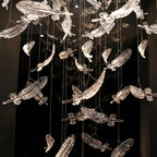 Contemporary chandelier lighting fixture for luxury home decor