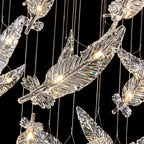 YOOGEE luxury crystal chandelier for modern dining room lighting
