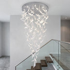 Luxury ceiling chandelier for upscale American home interiors