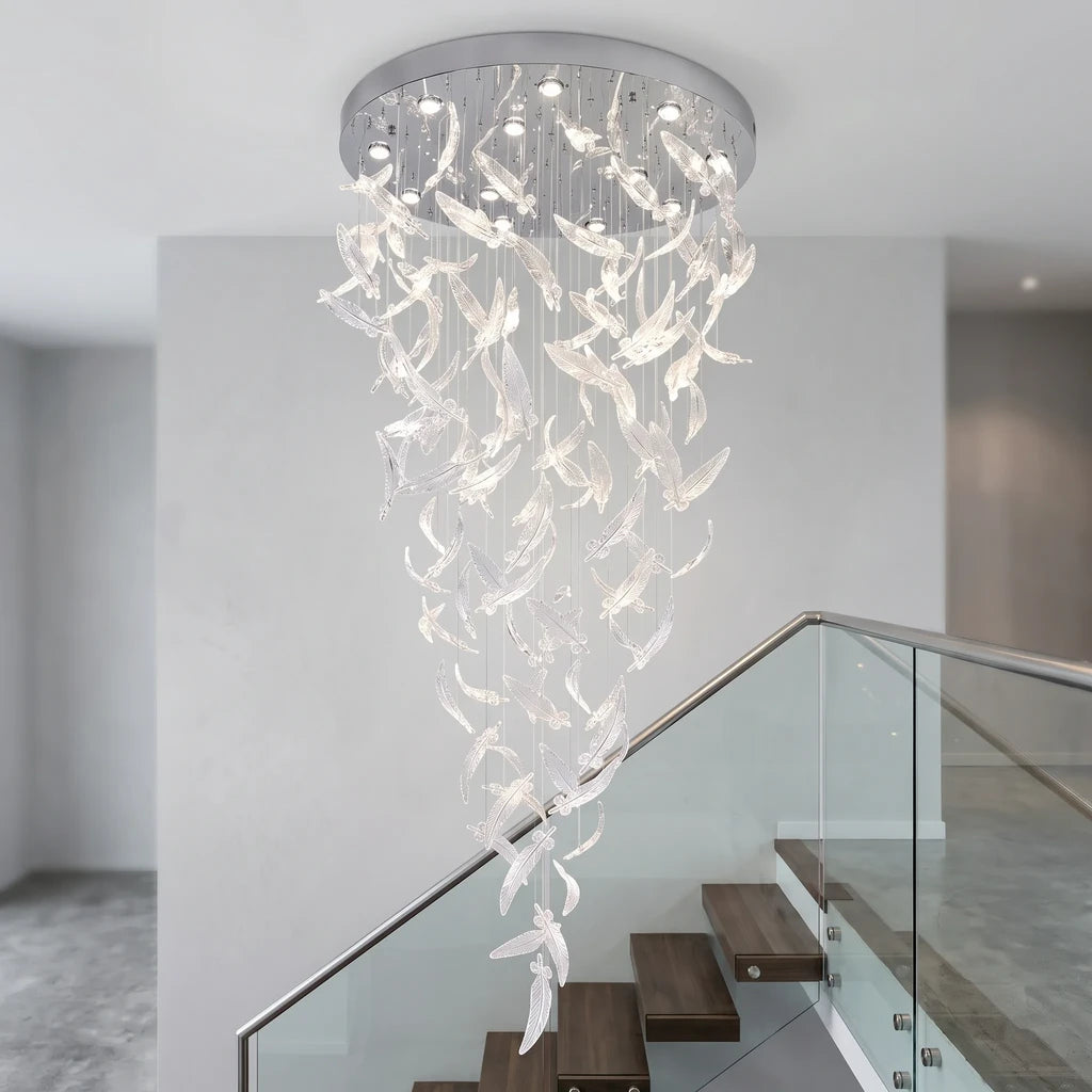 Luxury ceiling chandelier for upscale American home interiors