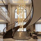 Modern chandelier light fixture for elegant living room decor