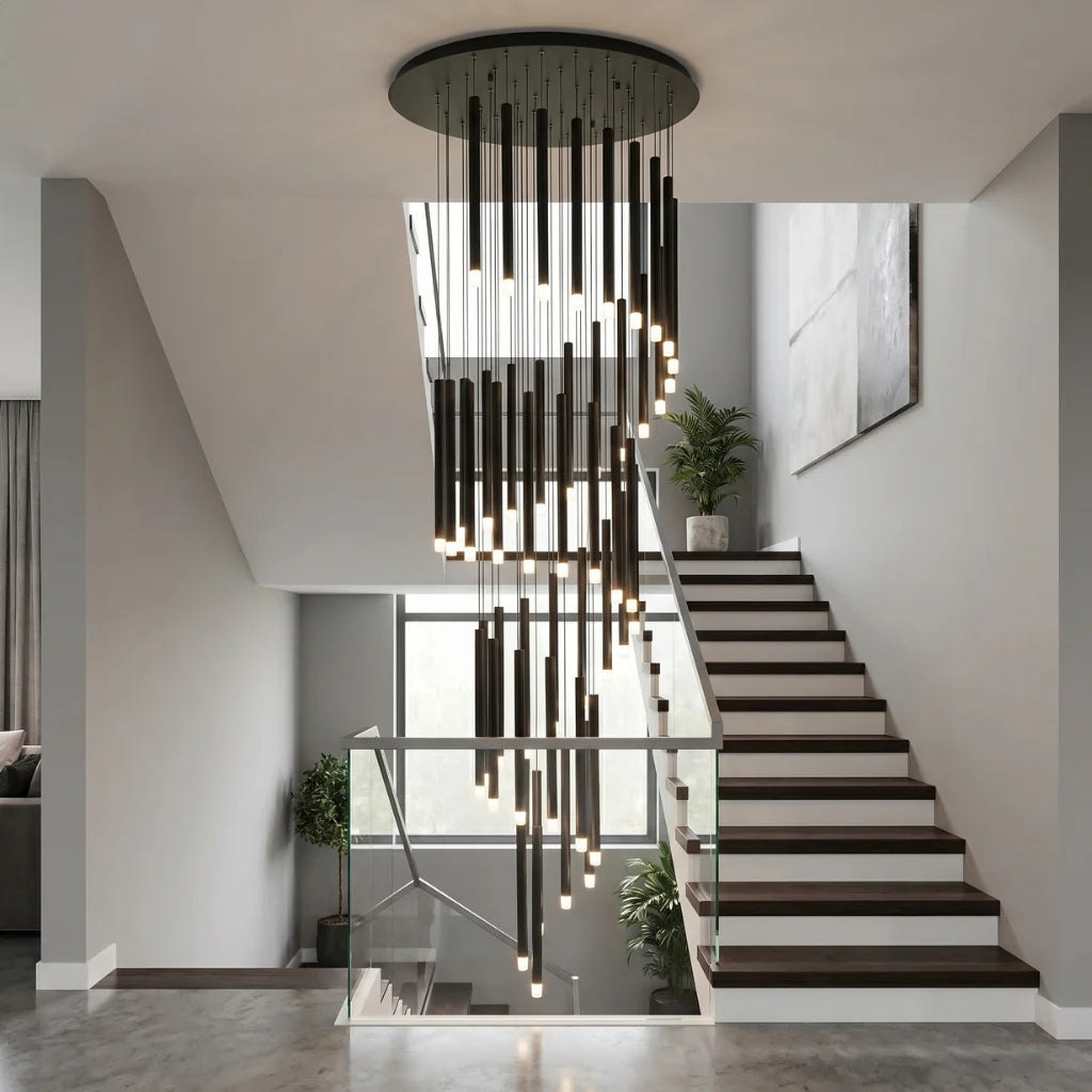 YOOGEE luxury crystal chandelier for modern dining room lighting