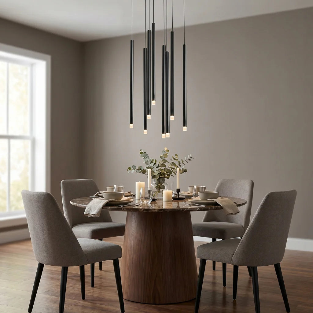 Luxury ceiling chandelier for upscale American home interiors