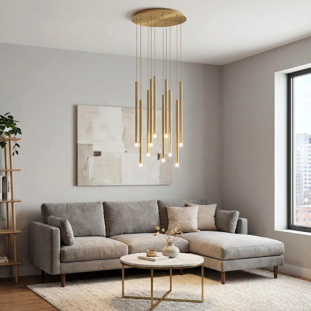 Contemporary chandelier lighting fixture for luxury home decor