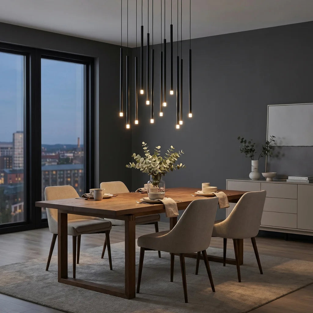 Contemporary chandelier lighting fixture for luxury home decor