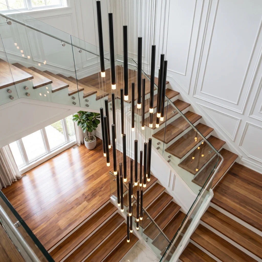 YOOGEE luxury crystal chandelier for modern dining room lighting