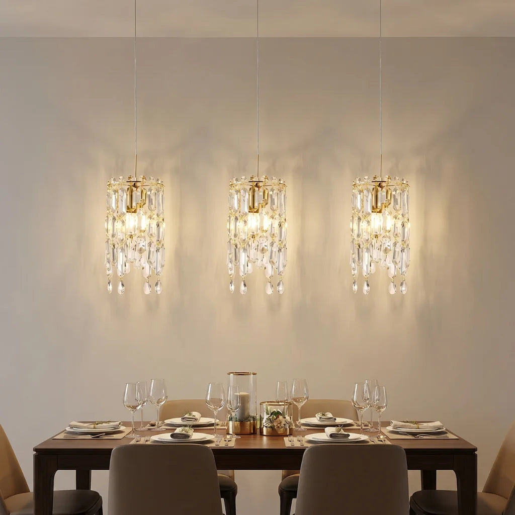Elf Luxury Crystal Pendant Light for Dining Room