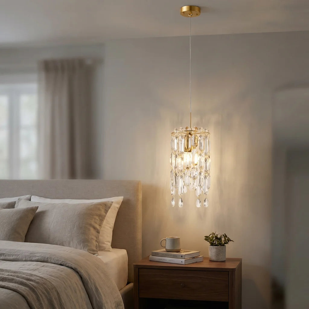 Elf Luxury Crystal Pendant Light for Dining Room