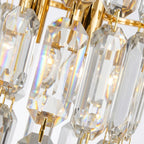 YOOGEE luxury crystal chandelier for modern dining room lighting