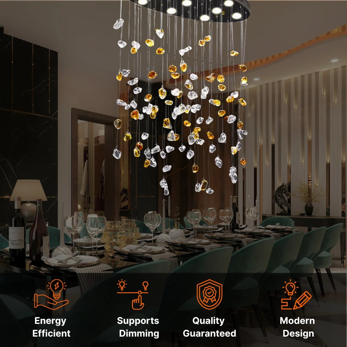 Stone Chandelier
