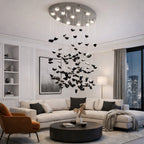 Modern chandelier light fixture for elegant living room decor