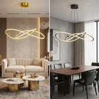 Contemporary chandelier lighting fixture for luxury home decor
