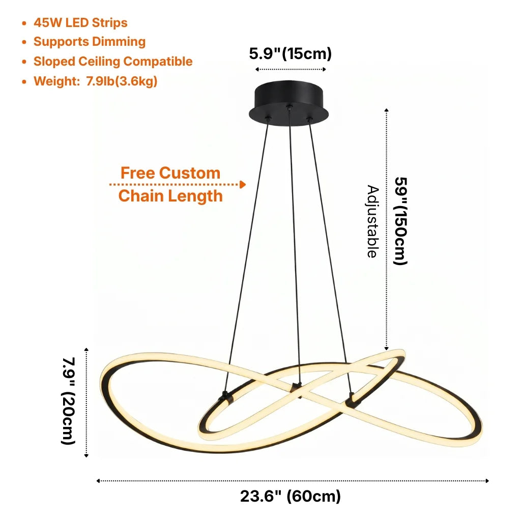 Luxury ceiling chandelier for upscale American home interiors