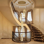 Large entryway chandelier for high ceiling home lighting in the US