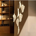 Leaf Acrylic Staircase Chandelier for Tall Foyers & Stairwells