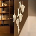 Leaf Acrylic Staircase Chandelier for Tall Foyers & Stairwells