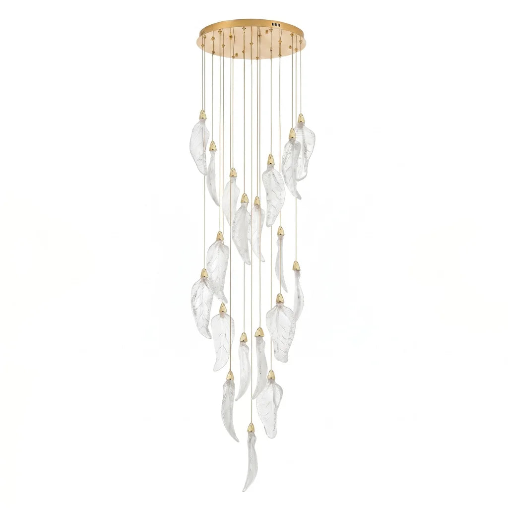 Large entryway chandelier for high ceiling home lighting in the US