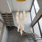 Large entryway chandelier for high ceiling home lighting in the US