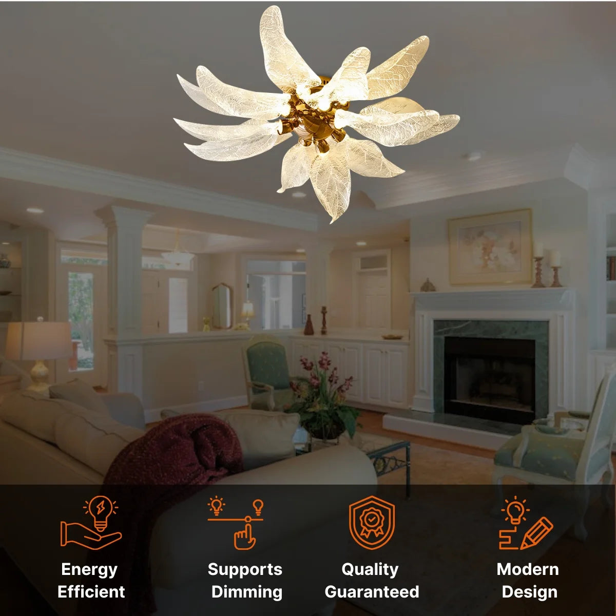 Leaf Ceiling Lamp