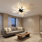 Modern chandelier light fixture for elegant living room decor