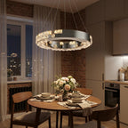 Modern chandelier light fixture for elegant living room decor