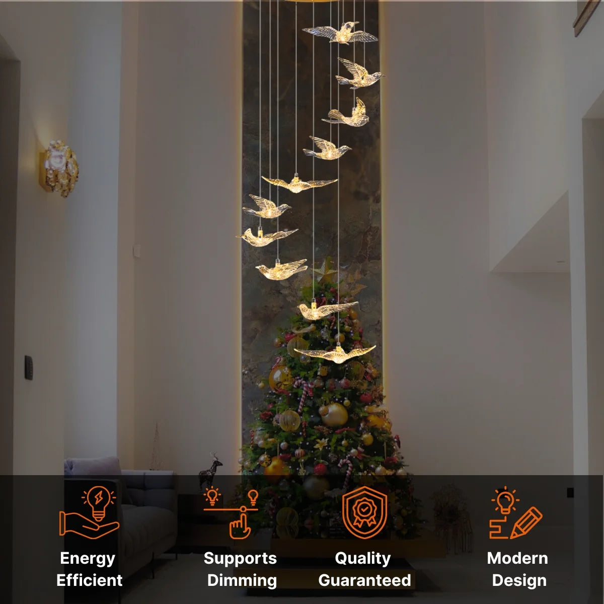 Bird Chandelier