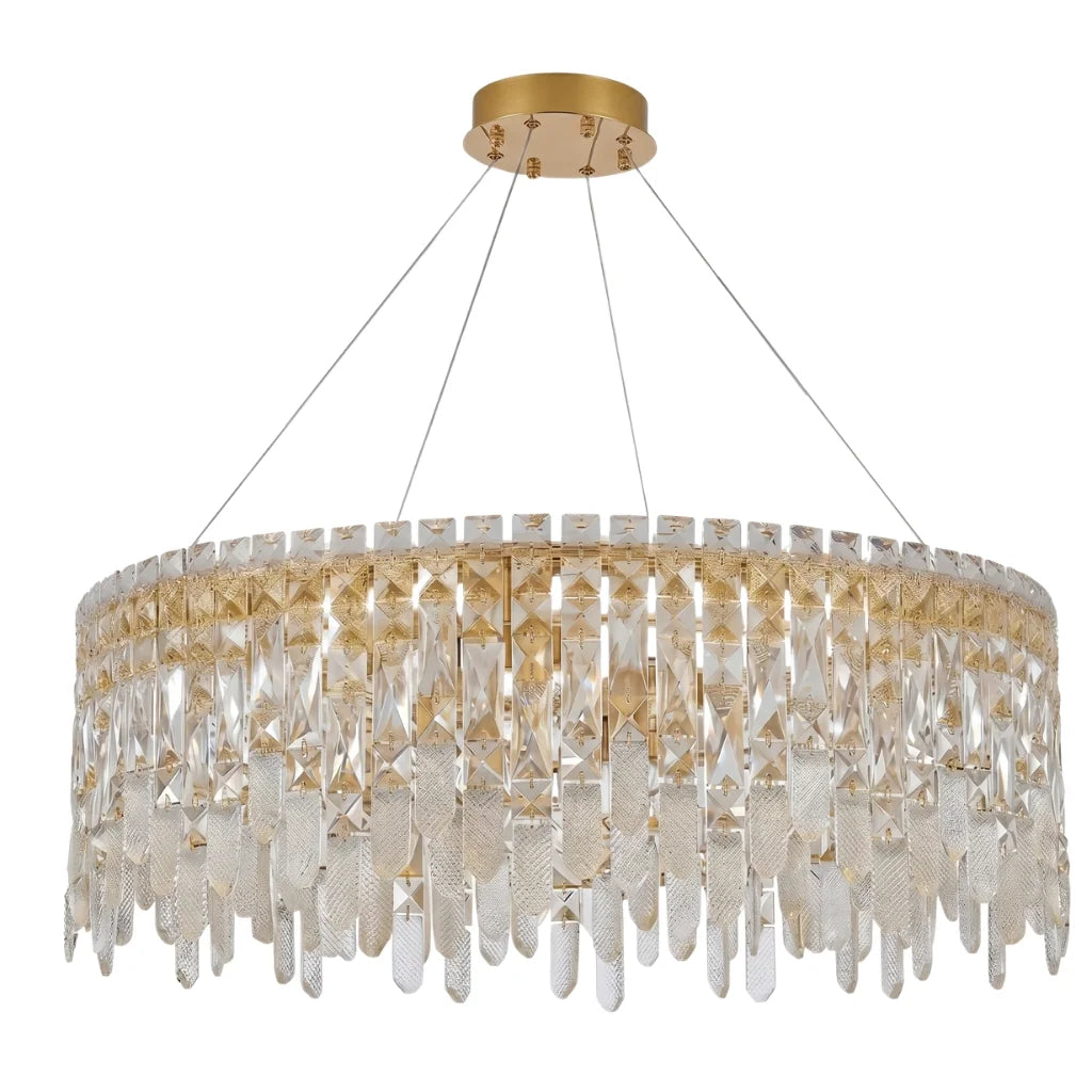 Luxury ceiling chandelier for upscale American home interiors