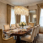 Contemporary chandelier lighting fixture for luxury home decor