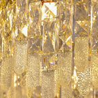 Modern chandelier light fixture for elegant living room decor