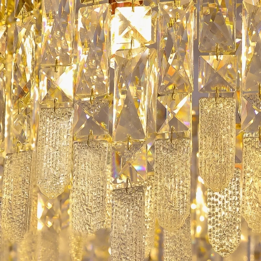 Modern chandelier light fixture for elegant living room decor