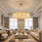YOOGEE statement chandelier for dining room and foyer lighting