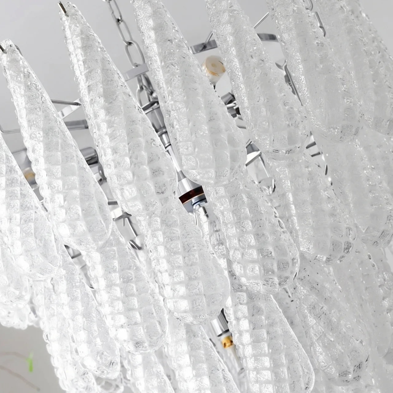 Luxury ceiling chandelier for upscale American home interiors