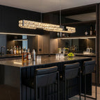 YOOGEE statement chandelier for dining room and foyer lighting