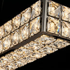 Modern chandelier light fixture for elegant living room decor