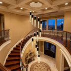 YOOGEE luxury crystal chandelier for modern dining room lighting