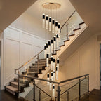 Luxury ceiling chandelier for upscale American home interiors