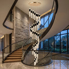 Modern chandelier light fixture for elegant living room decor