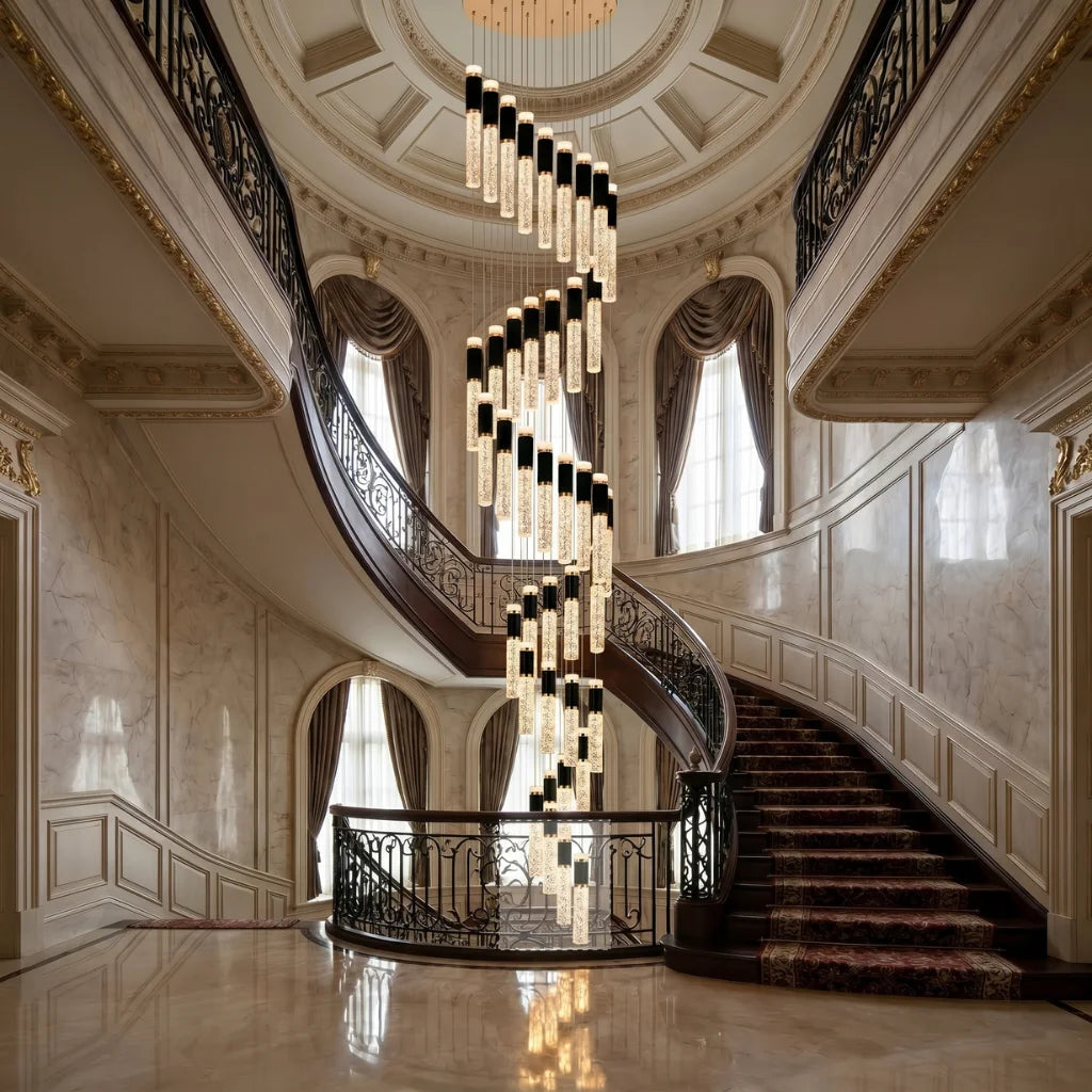 Contemporary chandelier lighting fixture for luxury home decor