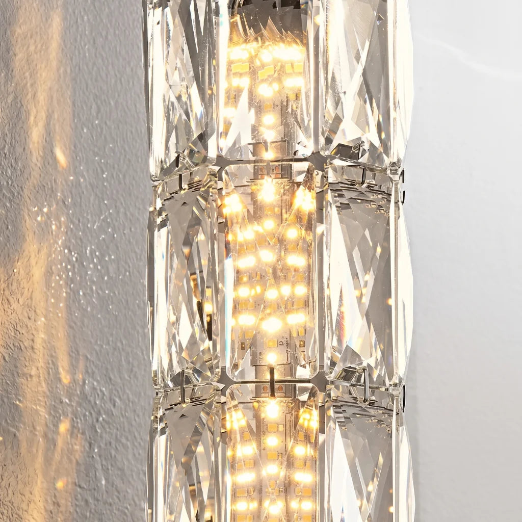 Bottle Chrome Crystal Pendant Light for Kitchen Island & Bar
