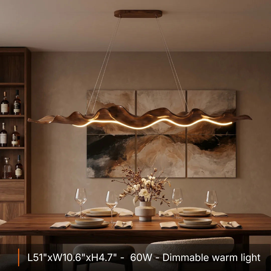 Modern brass pendant light for upscale American home interiors