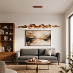 YOOGEE linear pendant light for kitchen and dining room lighting
